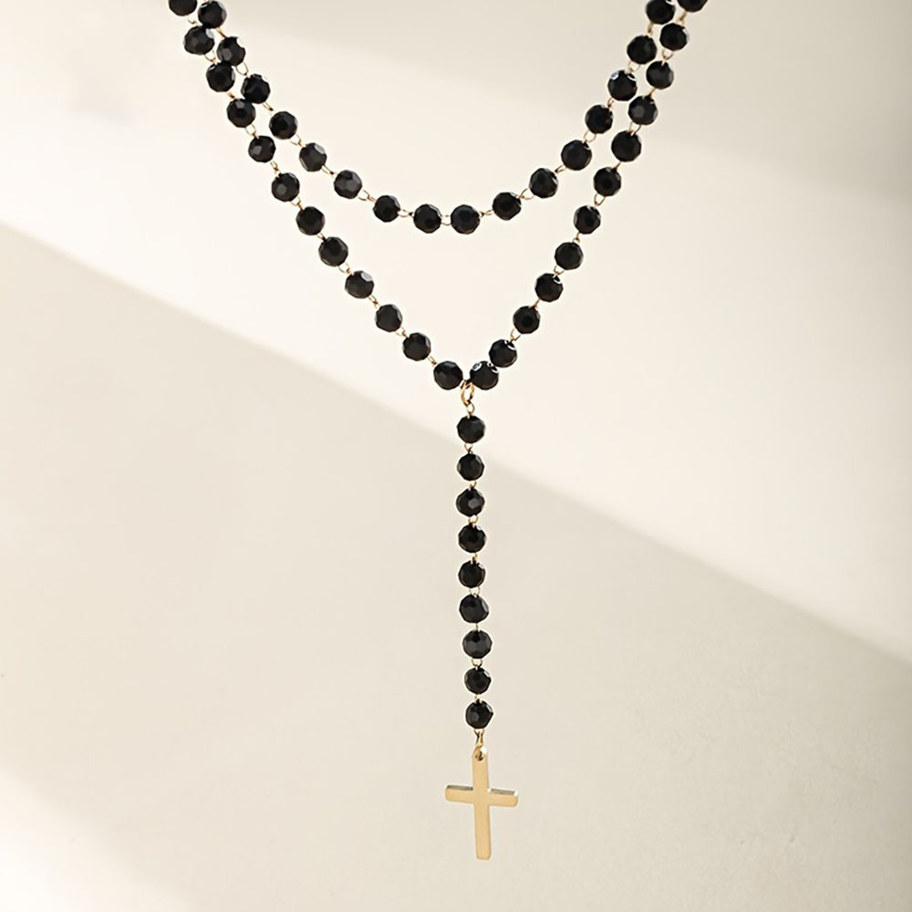 Collana a Y Gotica a Doppio St - Layered Pendant Necklace Aesthetic recensione e prezzo