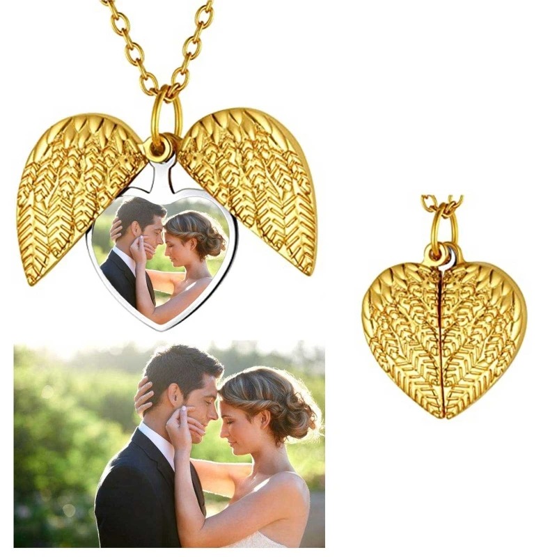 Collana con medaglione a forma - Heart Locket Necklace Photo recensione e prezzo