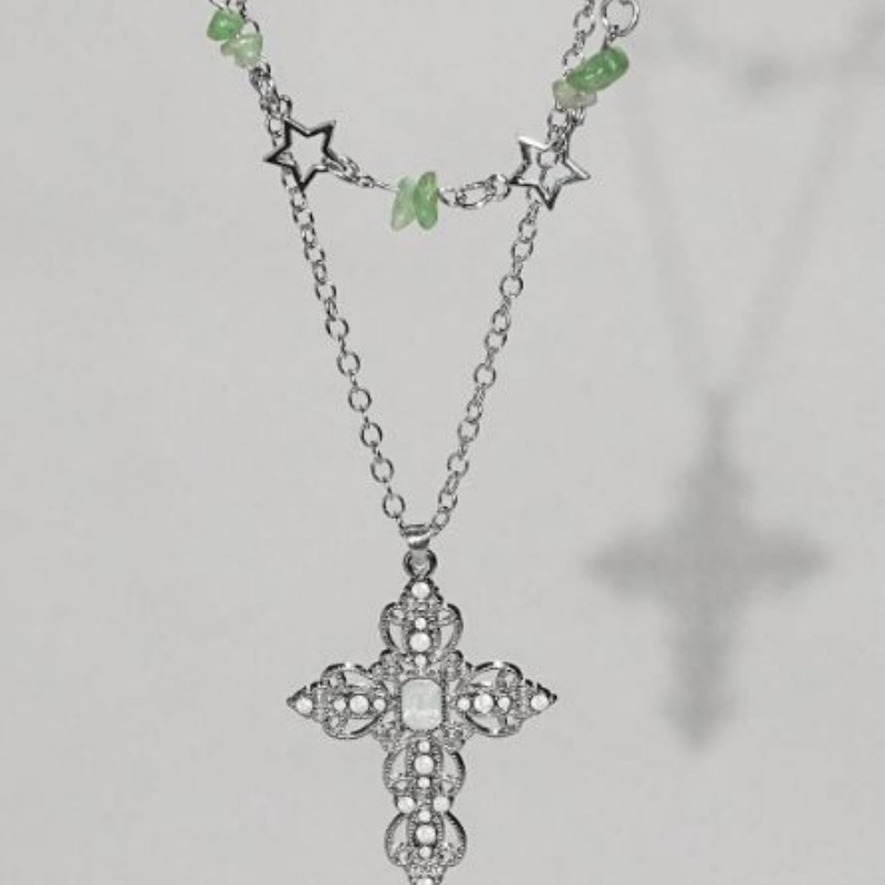 Set di collane a doppio strato - Layered Pendant Necklace Aesthetic recensione e prezzo