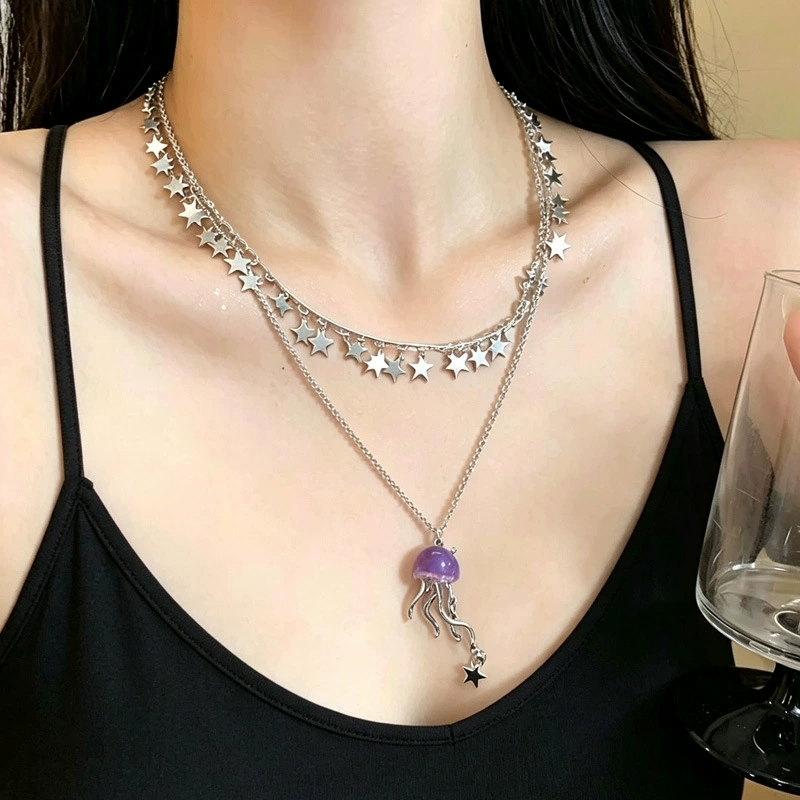 Collana girocollo a doppio str - Layered Pendant Necklace Aesthetic recensione e prezzo