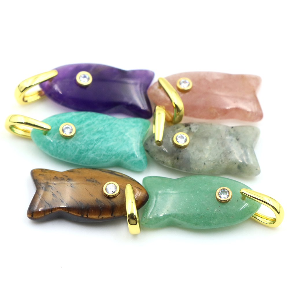 Ciondolo in pietra naturale a  - Crystal Pendant Necklace Natural Stone recensione e prezzo