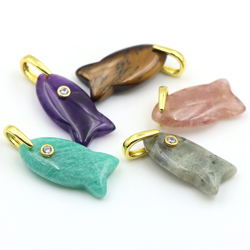Ciondolo in pietra naturale a  - Crystal Pendant Necklace Natural Stone recensione e prezzo