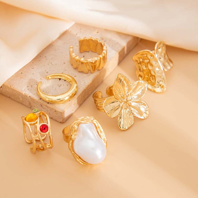 Set di 6 Anelli Vintage in Met - Vintage Punk Knuckle Rings Set recensione e prezzo