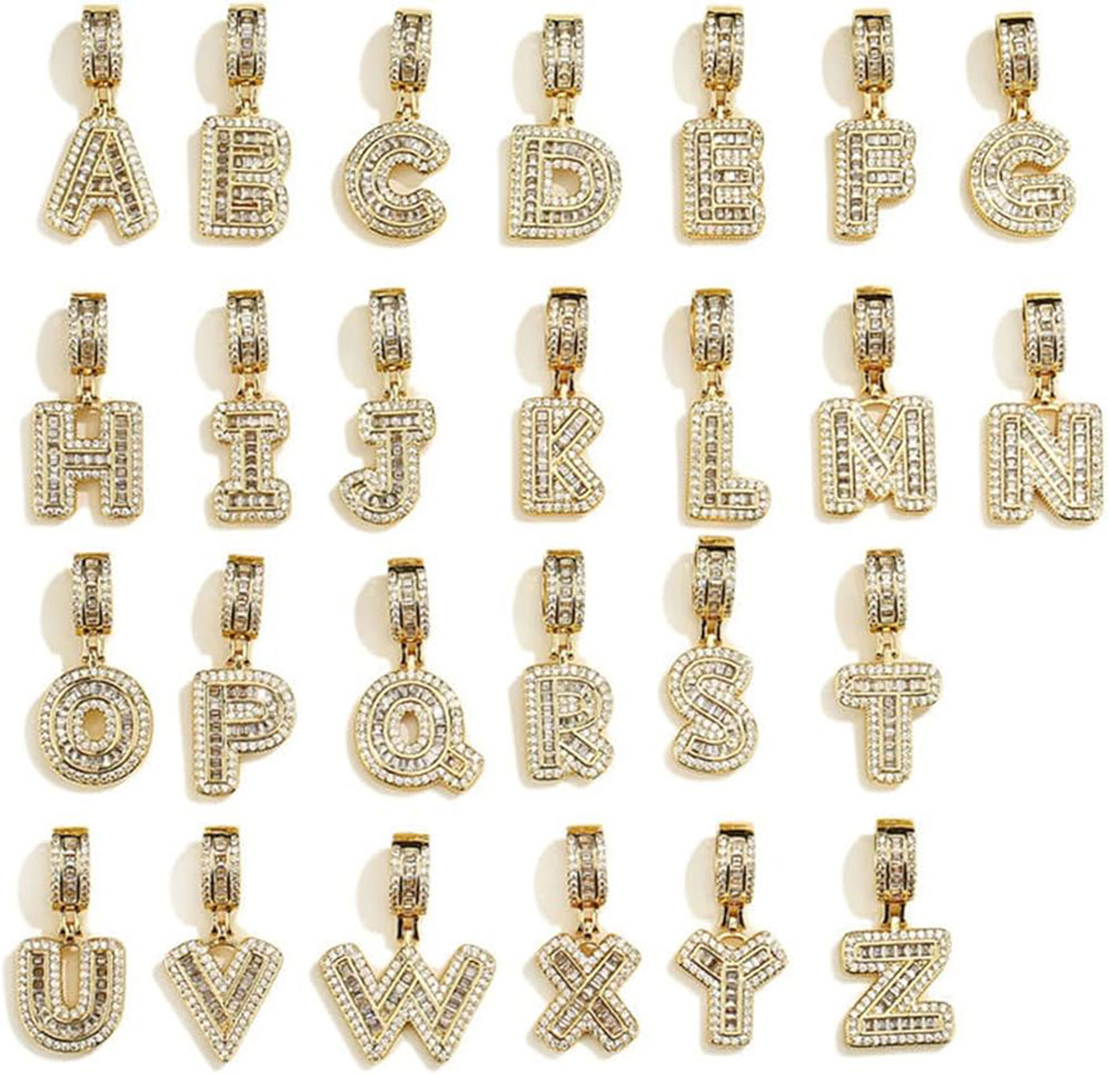 Placcatura in oro reale 18 car - Initial Letter Necklace 18K Gold recensione e prezzo