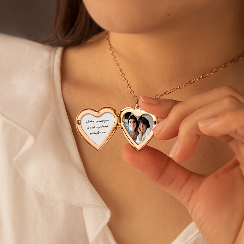 Collana Personalizzata con Fot - Heart Locket Necklace Photo recensione e prezzo