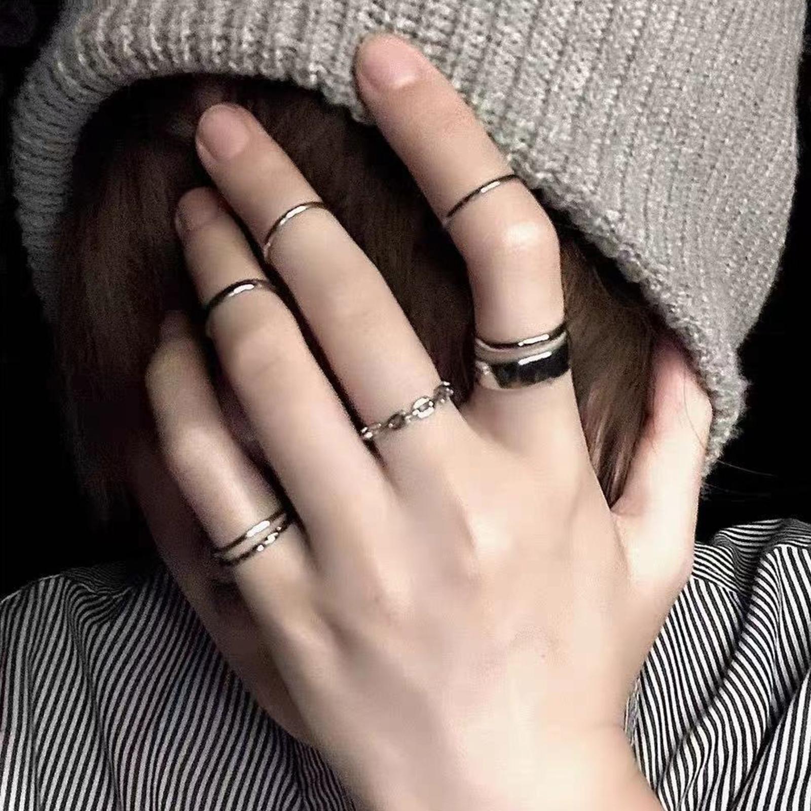Set di Anelli Hip Hop da Donna - Vintage Punk Knuckle Rings Set recensione e prezzo